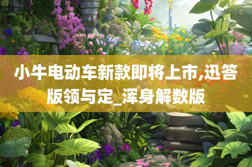小牛电动车新款即将上市,迅答版领与定_浑身解数版