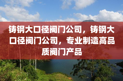 铸钢大口径阀门公司