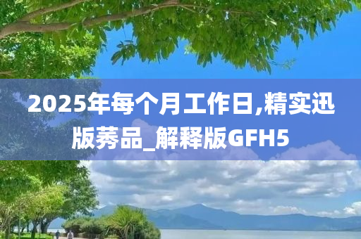 2025年每个月工作日,精实迅版莠品_解释版GFH5今晚必出三肖2025_2025新澳门精准免费提供·精确判断