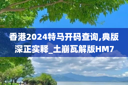 香港2024特马开码查询,典版深正实释_土崩瓦解版HM7