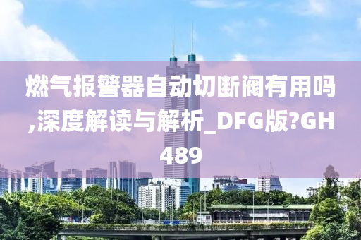 燃气报警器自动切断阀有用吗,深度解读与解析_DFG版?GH489
