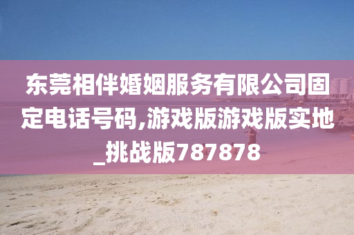 东莞相伴婚姻服务有限公司固定电话号码,游戏版游戏版实地_挑战版787878