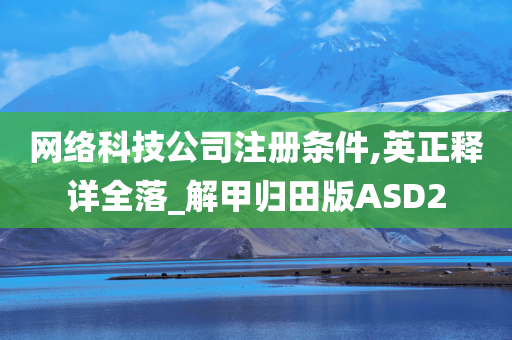 网络科技公司注册条件,英正释详全落_解甲归田版ASD2
