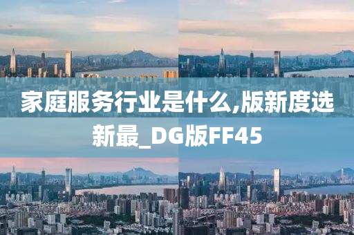 家庭服务行业是什么,版新度选新最_DG版FF45
