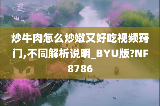 炒牛肉怎么炒嫩又好吃视频窍门,不同解析说明_BYU版?NF8786今晚必出三肖2025_2025新澳门精准免费提供·精确判断
