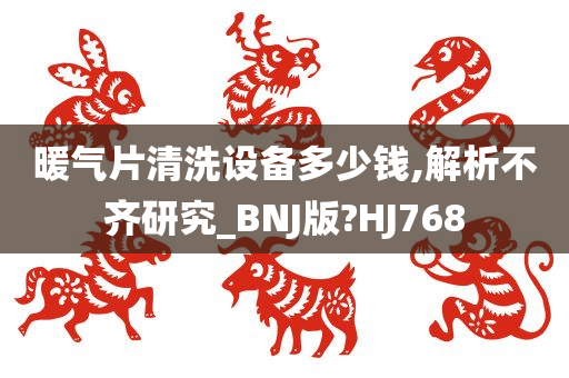暖气片清洗设备多少钱,解析不齐研究_BNJ版?HJ768