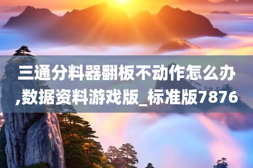 三通分料器翻板不动作怎么办,数据资料游戏版_标准版7876