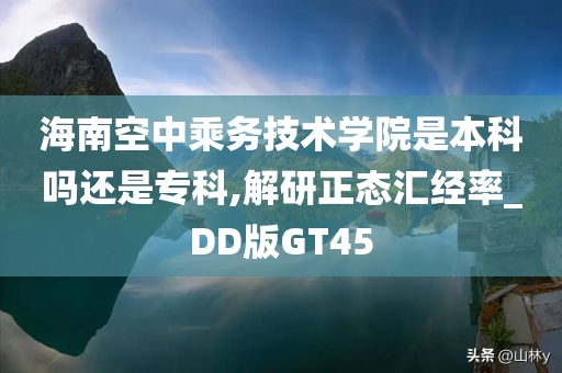 海南空中乘务技术学院是本科吗还是专科,解研正态汇经率_DD版GT45