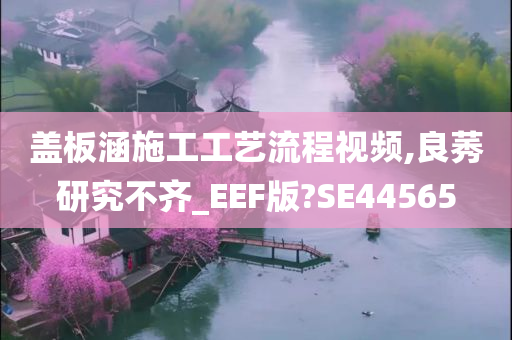 盖板涵施工工艺流程视频,良莠研究不齐_EEF版?SE44565