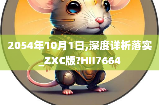 2054年10月1日,深度详析落实_ZXC版?HII7664
