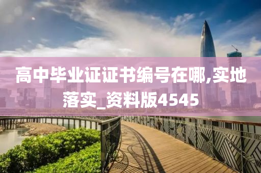 高中毕业证证书编号在哪,实地落实_资料版4545