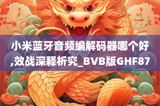 小米蓝牙音频编解码器哪个好,效战深释析究_BVB版GHF87