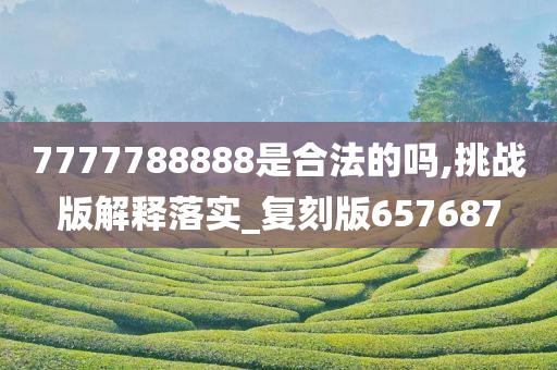 7777788888是合法的吗,挑战版解释落实_复刻版657687