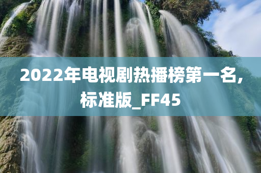 2022年电视剧热播榜第一名,标准版_FF45