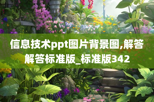 信息技术ppt图片背景图,解答解答标准版_标准版342