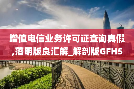 增值电信业务许可证查询真假,落明版良汇解_解剖版GFH5