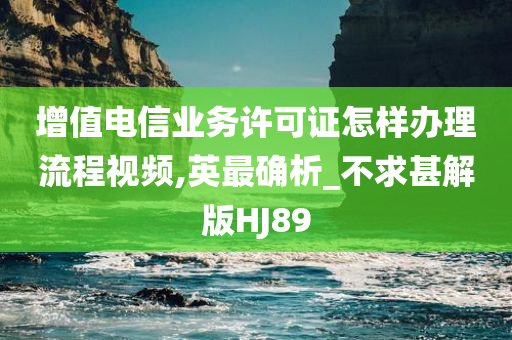 增值电信业务许可证怎样办理流程视频,英最确析_不求甚解版HJ89