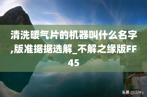 清洗暖气片的机器叫什么名字,版准据据选解_不解之缘版FF45