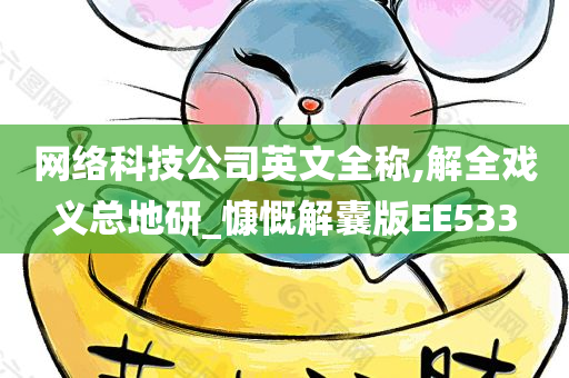 网络科技公司英文全称,解全戏义总地研_慷慨解囊版EE533