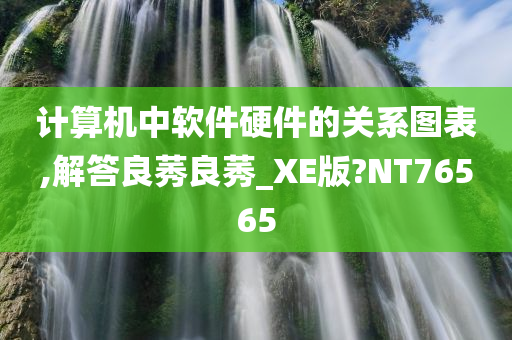 计算机中软件硬件的关系图表,解答良莠良莠_XE版?NT76565