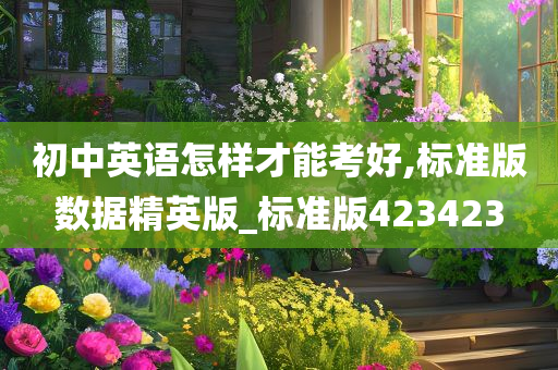 初中英语怎样才能考好,标准版数据精英版_标准版423423