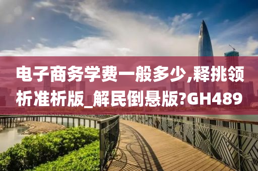 电子商务学费一般多少,释挑领析准析版_解民倒悬版?GH489