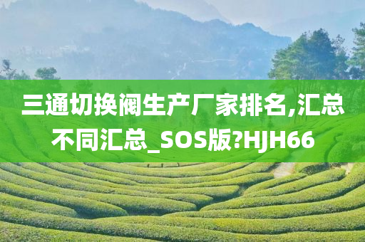 三通切换阀生产厂家排名,汇总不同汇总_SOS版?HJH66