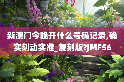 新澳门今晚开什么号码记录,确实刻动实准_复刻版?JMF56