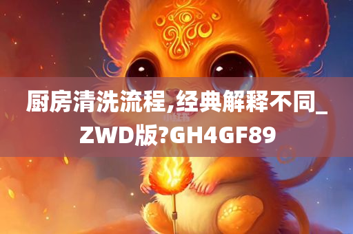 厨房清洗流程,经典解释不同_ZWD版?GH4GF89