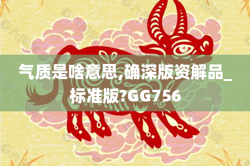 气质是啥意思,确深版资解品_标准版?GG756