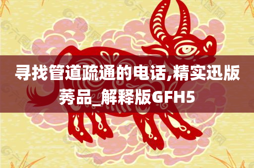 寻找管道疏通的电话,精实迅版莠品_解释版GFH5