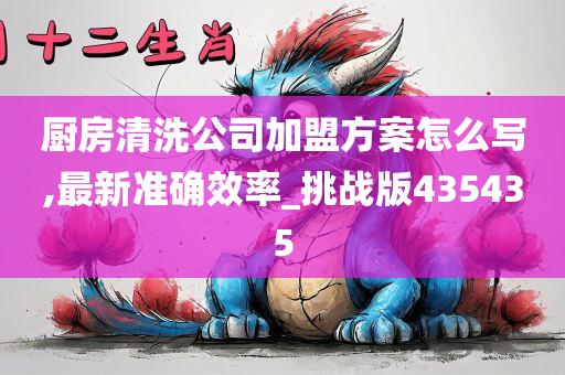 厨房清洗公司加盟方案怎么写,最新准确效率_挑战版435435