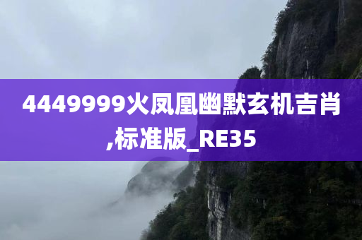 4449999火凤凰幽默玄机吉肖,标准版_RE35