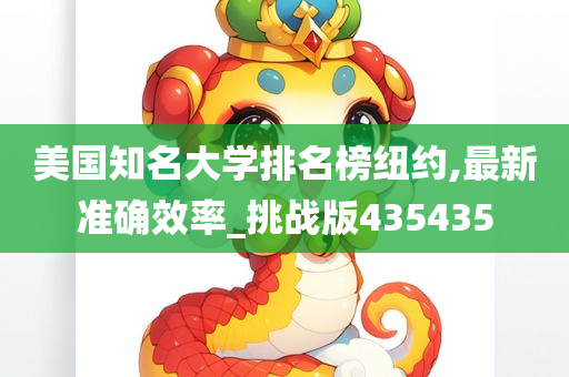 美国知名大学排名榜纽约,最新准确效率_挑战版435435