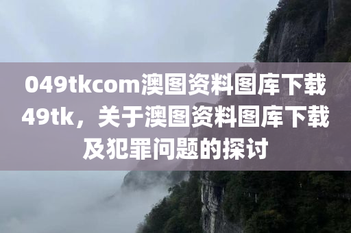 04今晚必出三肖2025_2025新澳门精准免费提供·精确判断9tkcom澳图资料图库下载49tk，关于澳图资料图库下载及犯罪问题的探讨
