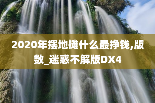 2020年摆地摊什么最挣钱,版数_迷惑不解版DX4