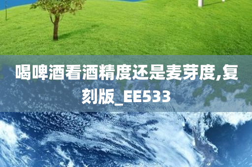 喝啤酒看酒精度还是麦芽度,复刻版_EE533