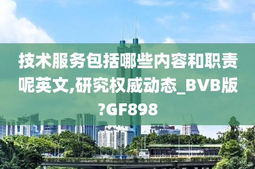 技术服务包括哪些内容和职责呢英文,研究权威动态_BVB版?GF898