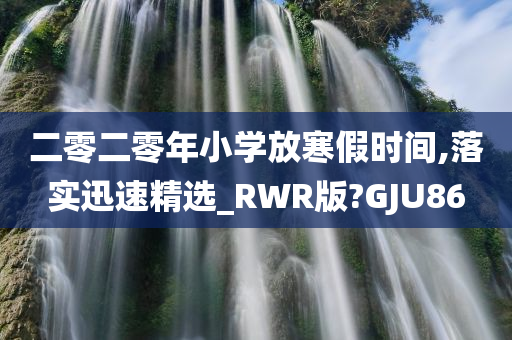二零二零年小学放寒假时间,落实迅速精选_RWR版?GJU86