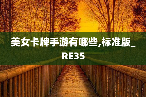 美女卡牌手游有哪些,标准版_RE35