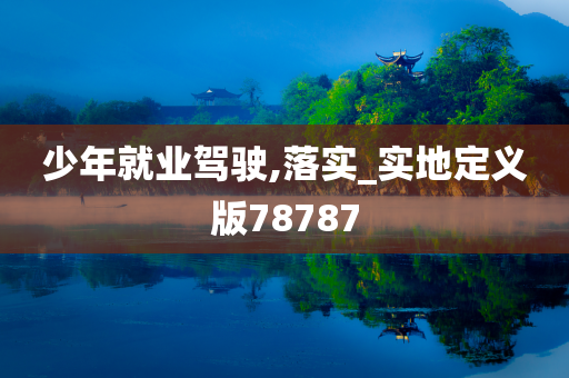 少年就业驾驶,落实_实地定义版78787