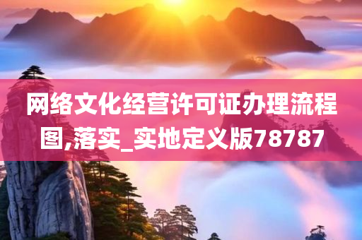 网络文化经营许可证办理流程图,落实_实地定义版78787