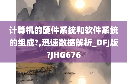 计算机的硬件系统和软件系统的组成?,迅速数据解析_DFJ版?JHG676