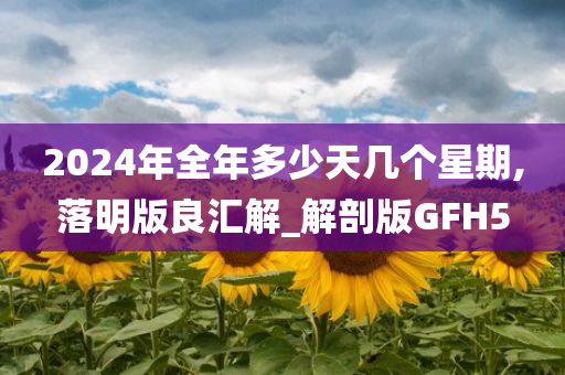 2024年全年多少天几个星期,落明版良汇解_解剖版GFH5