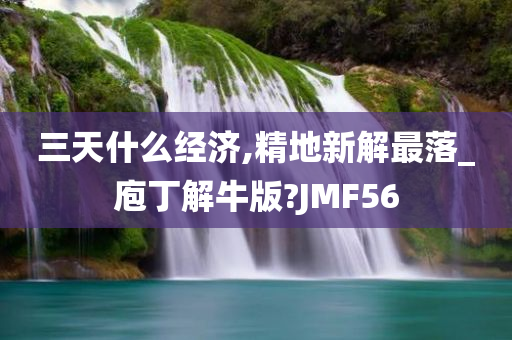三天什么经济,精地新解最落_庖丁解牛版?JMF56