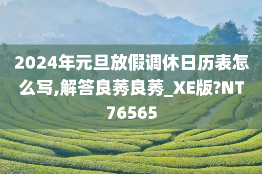 2024年元旦放假调休日历表怎么写,解答良莠良莠_XE版?NT76565