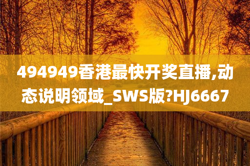494949香港最快开奖直播,动态说明领域_SWS版?HJ6667