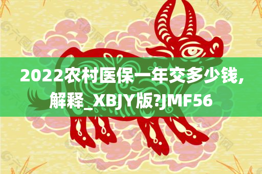 2022农村医保一年交多少钱,解释_XBJY版?JMF56