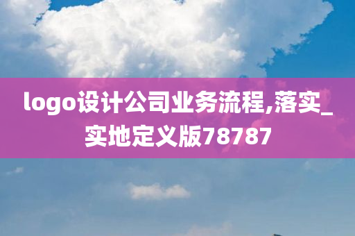 logo设计公司业务流程,落实_实地定义版78787
