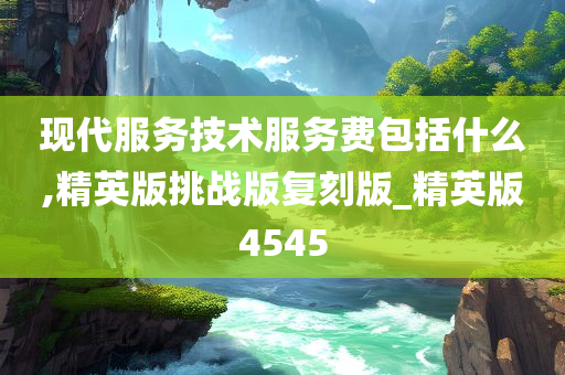 现代服务技术服务费包括什么,精英版挑战版复刻版_精英版4545